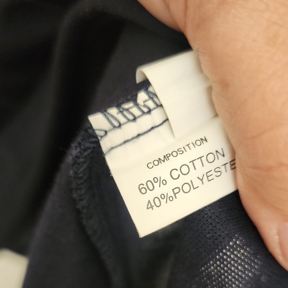 Valentino Rudy Navy Polo Shirt | Vintage Retro Collar | Men’s - Picture 7 of 11